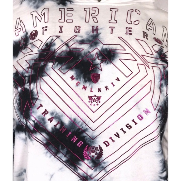 AMERICAN FIGHTER Womens Hoodie Sweat Shirt - Picture 7 of 7